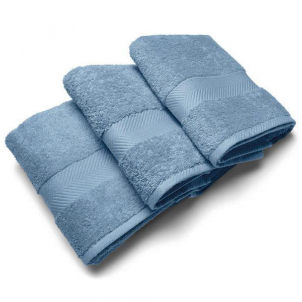 Gering gesloten Nationaal volkslied Royal Touch handdoeken kopen? Zesso - Casilin handdoek Royal Touch 50x100  cm Set van 3 Jeans