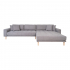 House Collection Hoekbank Milo Lounge Sofa Rechts Licht Grijs