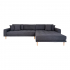 House Collection Hoekbank Milo Lounge Sofa Rechts Donker Grijs