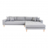 House Collection Hoekbank Milo Lounge Sofa Rechts Licht Grijs