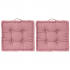 Eazy Living Vloerkussen 40 x 40 cm Tiago Roze - 2 Stuks