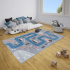 Hanse Home Vloerkleed 120 cm x 170 cm Route Grijs - Blauw