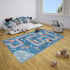 Hanse Home Vloerkleed 120 cm x 170 cm Route Blauw