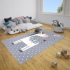 Hanse Home Vloerkleed 120 cm x 170 cm Zebra Grijs