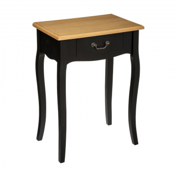 Eazy Living Table de Chevet Isabelle Noir