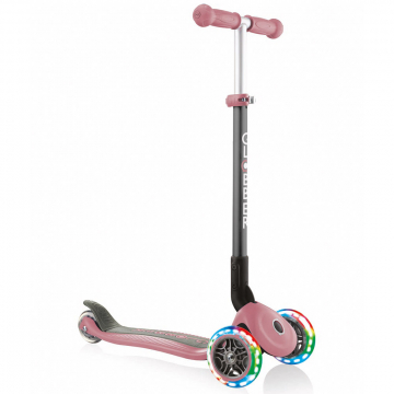 Globber Scooter Vanaf 3 Jaar Primo Foldable Lights Pastel Roze